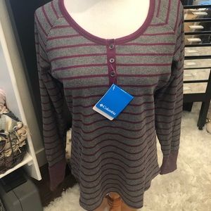 Columbia Long Sleeve Ribbed T-Shirt